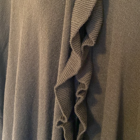 Croft & Barrow brown knit cape - Picture 3 of 7